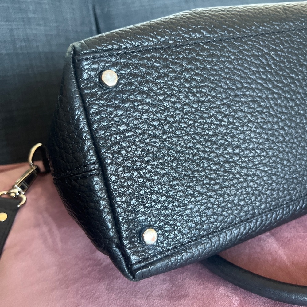 Like New Kate Spade Bag Black Leather Southport Avenue Carmen Convertible - Picture 8 of 8